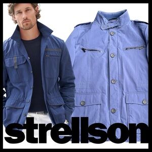Strellson Blue Blair Field Utility Jacket (M/L)
